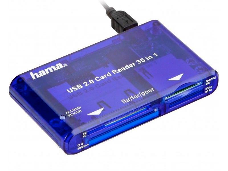 HAMA LETTORE MINI "35 IN 1" USB 2.0