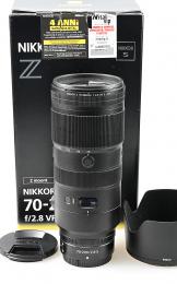 NIKKOR Z 70-200/2,8 VR S *PARI AL NUOVO*