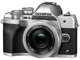 OM SYSTEM OM-D E-M10 MARK IV SILVER %2B 14-42 EZ